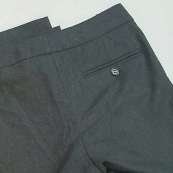 Theory gray Wool straight flare legged dress pants size 0 (294) - Picture 3 of 8